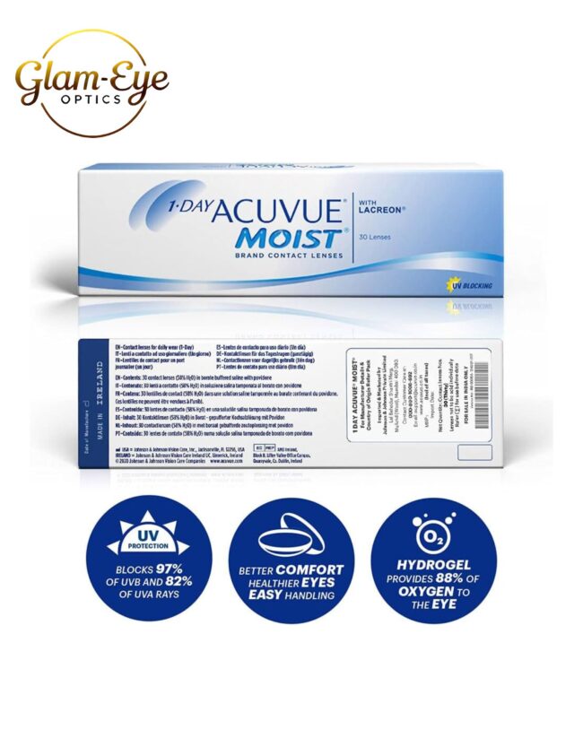 1-Day Acuvue Moist - Pack of 10 lenses - Image 2